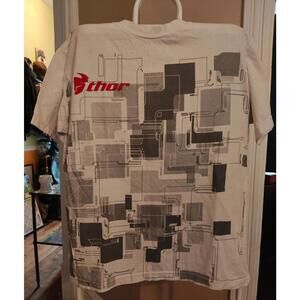 Thor mX motor cross geometric t-shirt - size M men's